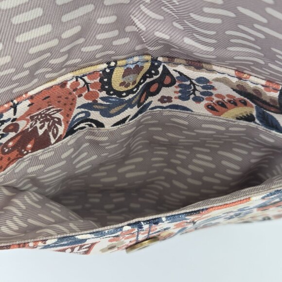 Sakroots Austen Double Gusset Crossbody Bag With Studded Denim Flap - Picture 7 of 15